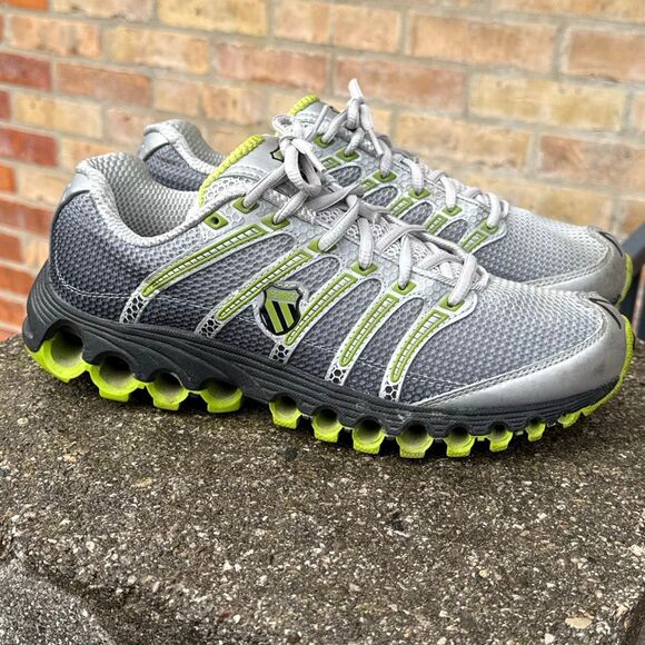 K-Swiss Tubes Run 100 Men’s Running Shoes Grey Lime Green size 9.5 - Picture 12 of 12